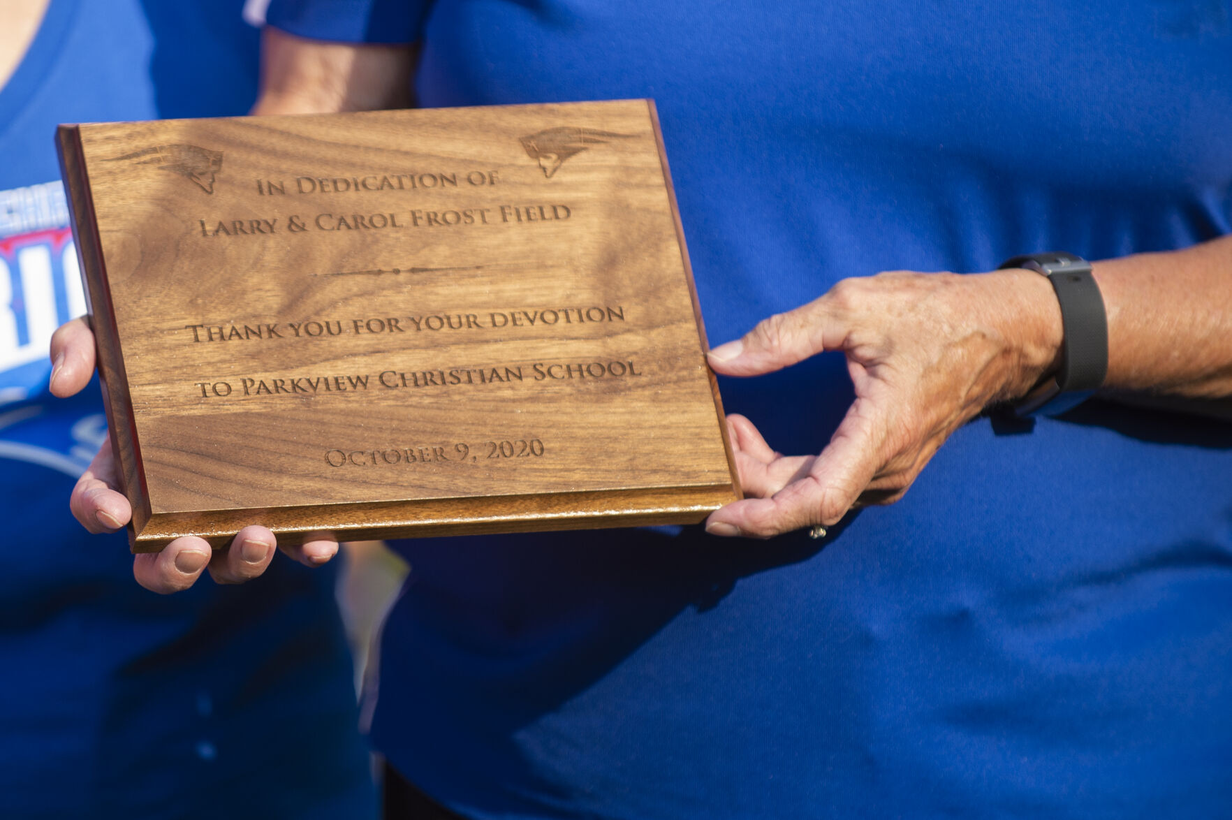 Parkview Christian football field dedication, 10.9